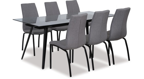 Monti Dining Table & Asama Chairs x 6